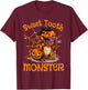 Halloween Costume Spooky Dinosaur Lover Saurian Halloween T-Shirt - T-Shirt | Maroon