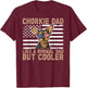 Chorkie Dad US Flag Chorkie Owner Chorkie Lover T-Shirt - T-Shirt | Maroon