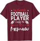 My Favorite Football Player Calls Me Memaw Football Grandma T-Shirt - T-Shirt | Maroon