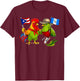 Puerto Rico Guatemala Flag Puerto Rican Roots Guatemalan T-Shirt - T-Shirt | Maroon