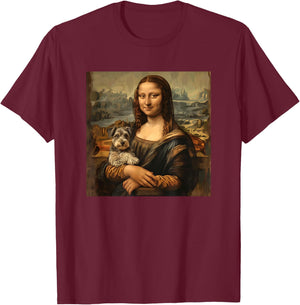 Miniature Schnauzer Shirt Mini Schnauzers T-Shirt - T-Shirt | Maroon