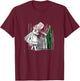 Bitcoin Girl Woman Child Matrix Laser Eyes T-Shirt - T-Shirt | Maroon