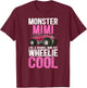 Monster Mimi Wheelie Cool Monster Truck Mimi Grandma T-Shirt - T-Shirt | Maroon