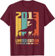 Awesome Since 2013 13 Years Old 13th Birthday T-Rex Dinosaur T-Shirt - T-Shirt | Maroon