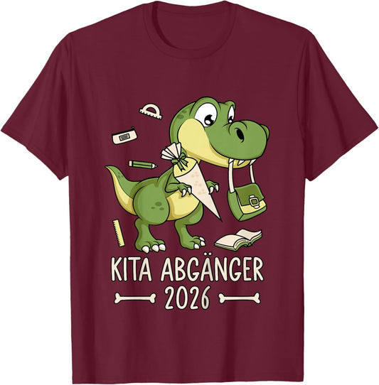 2026 with German Text T-Shirt - T-Shirt | Maroon