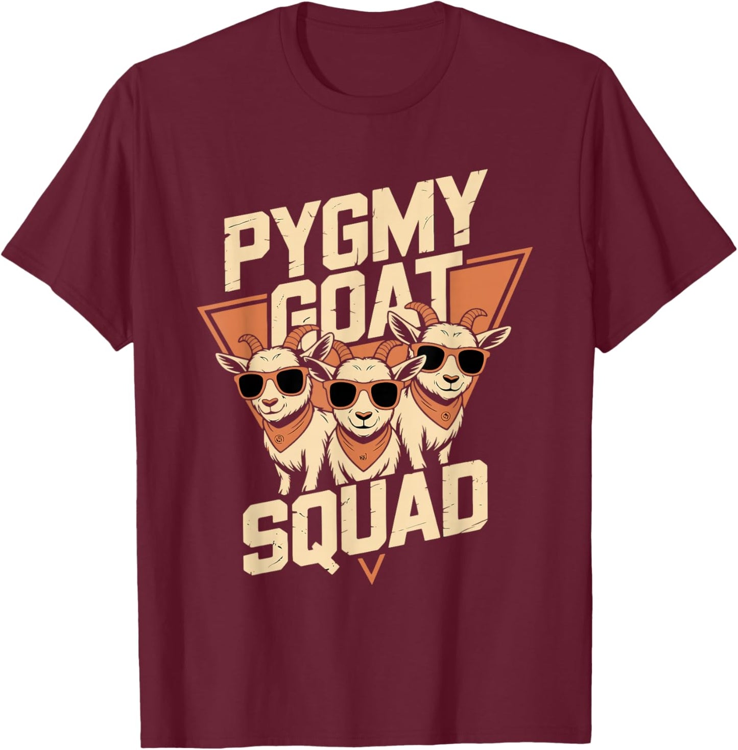 Pygmy Goat Mom Boer Goat Squad Farm Animals T-Shirt - T-Shirt | Maroon