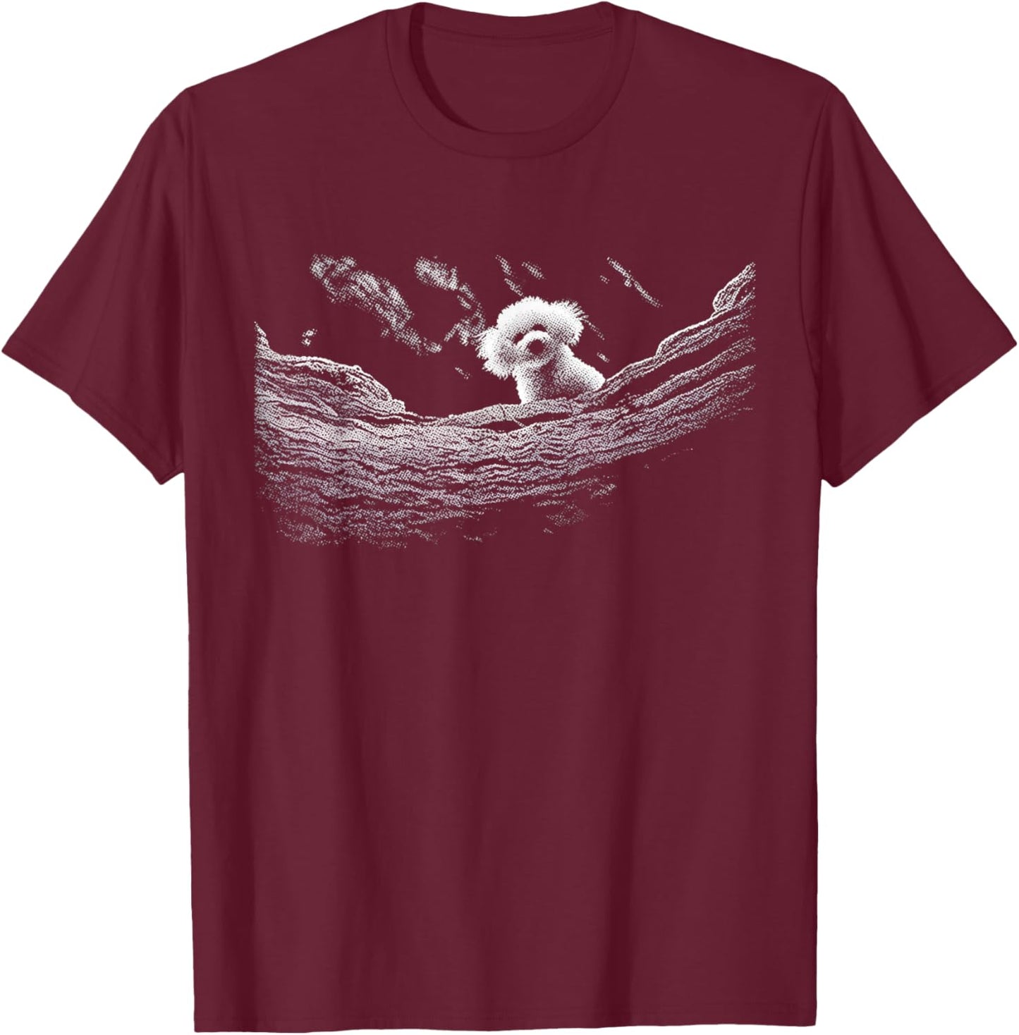 Silence of The Lamb Dog A Little Lamb in the Killer Silence T-Shirt - T-Shirt | Maroon