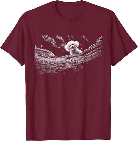 Silence of The Lamb Dog A Little Lamb in the Killer Silence T-Shirt - T-Shirt | Maroon