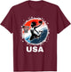 USA Team Basketball Shirt Basketball Women Basketball USA T-Shirt - T-Shirt | Maroon