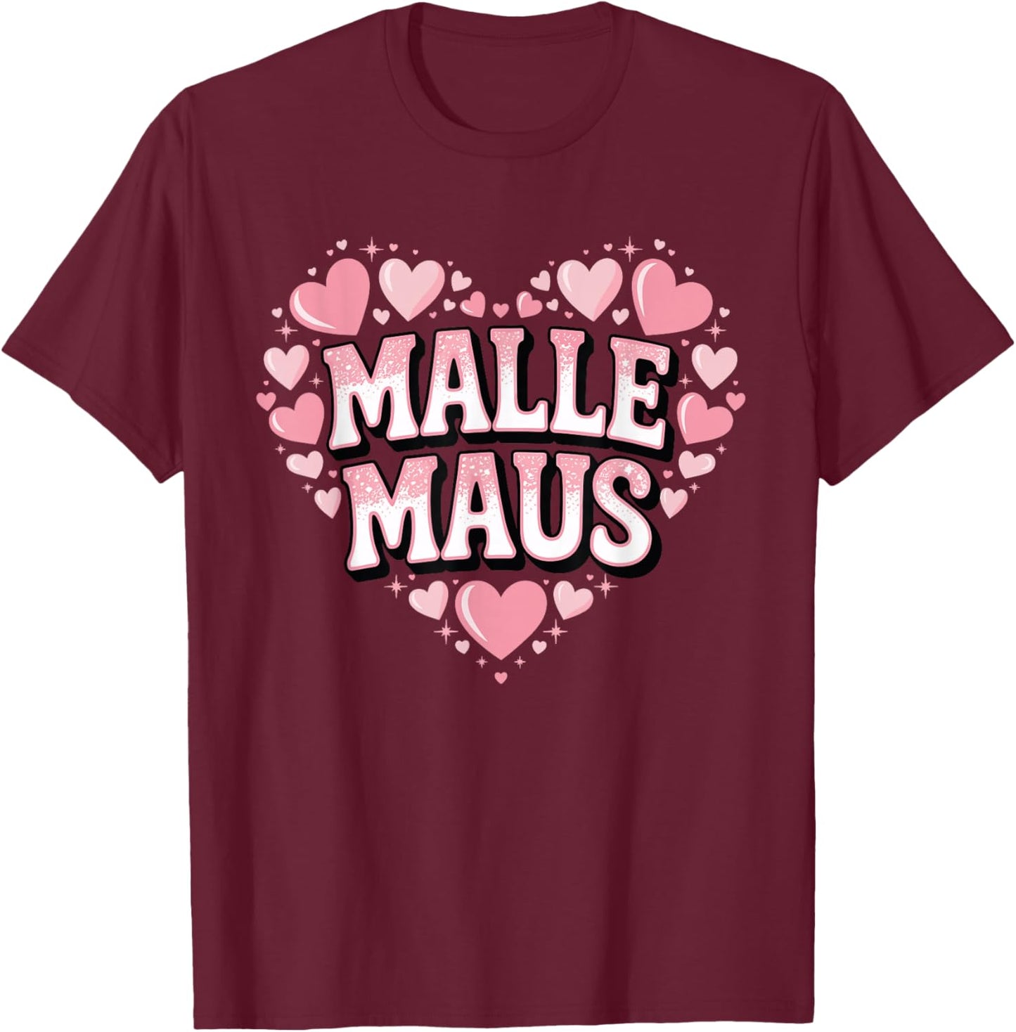 Malle Maus Party Mallorca Frauen Gruppen T-Shirt - T-Shirt | Maroon