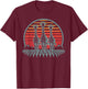 Giraffe Lover Animal Retro Vintage 80s T-Shirt - T-Shirt | Maroon
