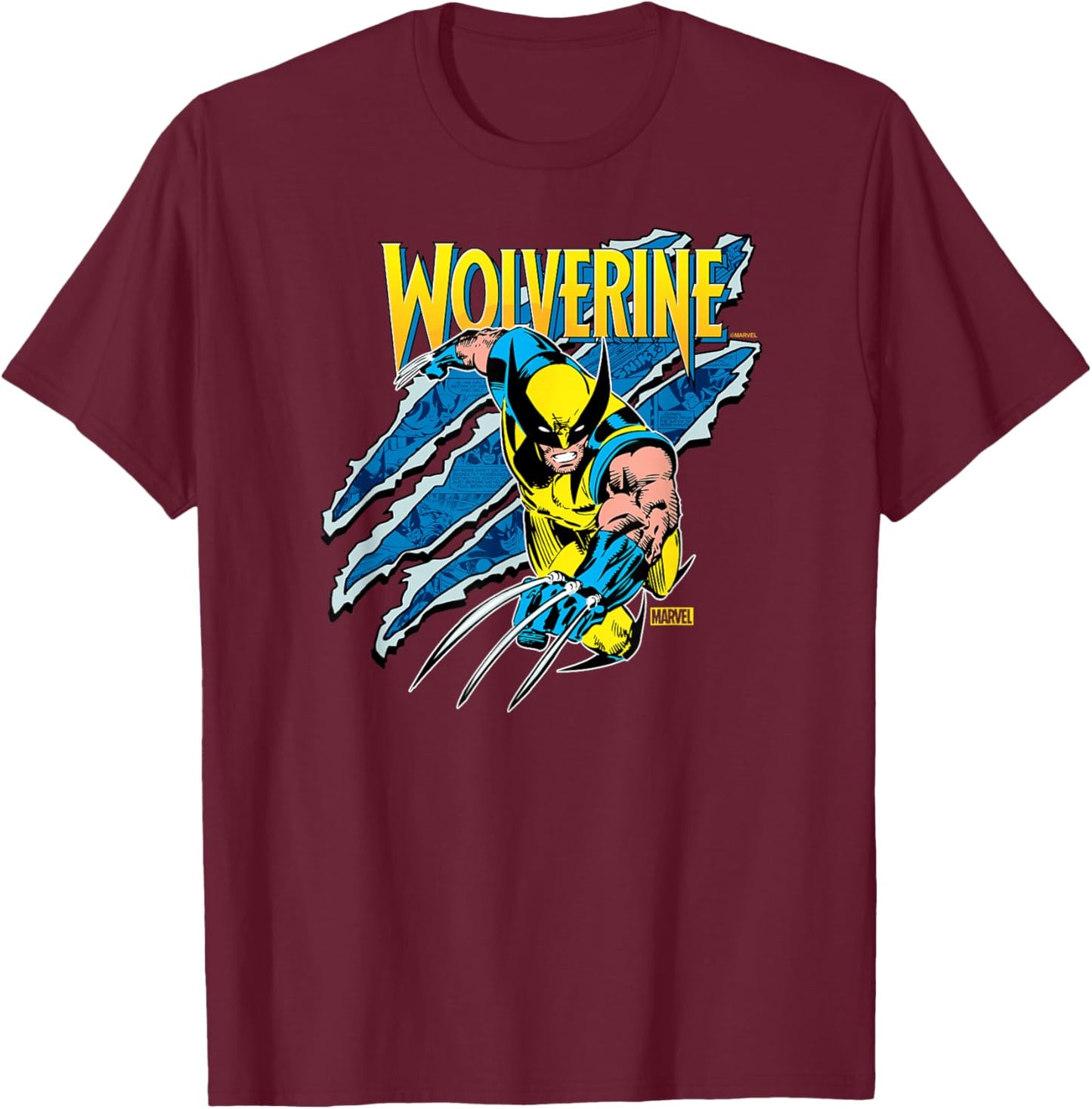 Wolverine - Slash T-Shirt - T-Shirt | Maroon