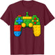 Console de Jeu Master Builder Block Building Briques Jouets T-Shirt - T-Shirt | Maroon