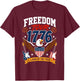 250 Years American 250th Anniversary USA Patriotic 4th July T-Shirt - T-Shirt | Maroon