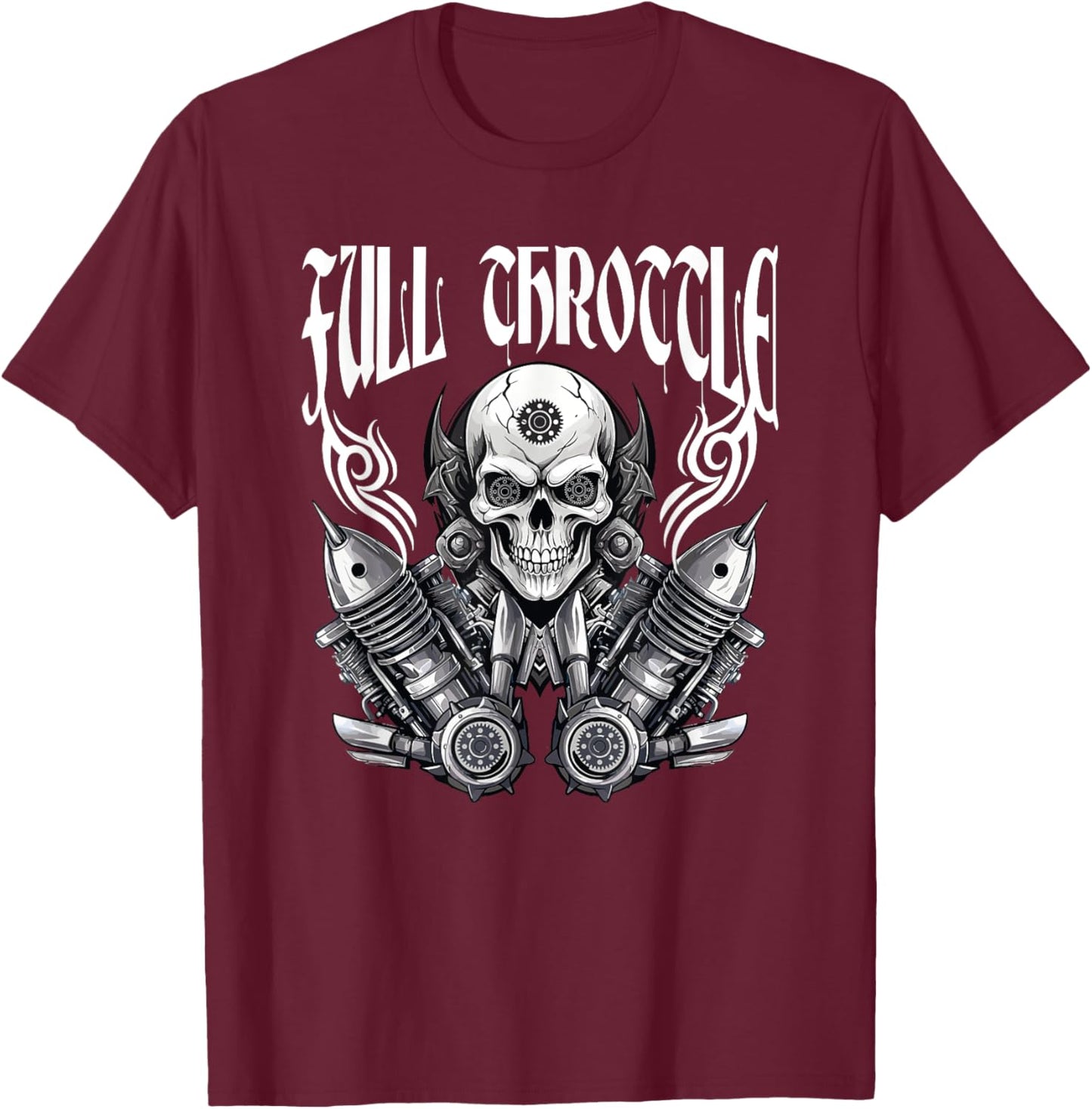 Full Throttle T-Shirt - T-Shirt | Maroon