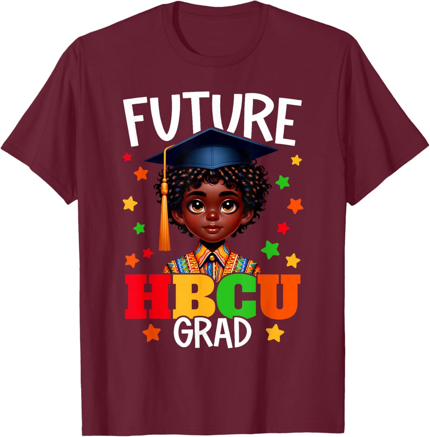 Future HBCU Grad Historically Black Colleges University Boy T-Shirt - T-Shirt | Maroon