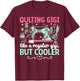 Quilting Gigi Definition Quilt Gigi Grandma Quilter Gigi T-Shirt - T-Shirt | Maroon