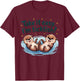 Take It Easy I’m Ticklish Funny Otter Lovers Men Women Kids T-Shirt - T-Shirt | Maroon