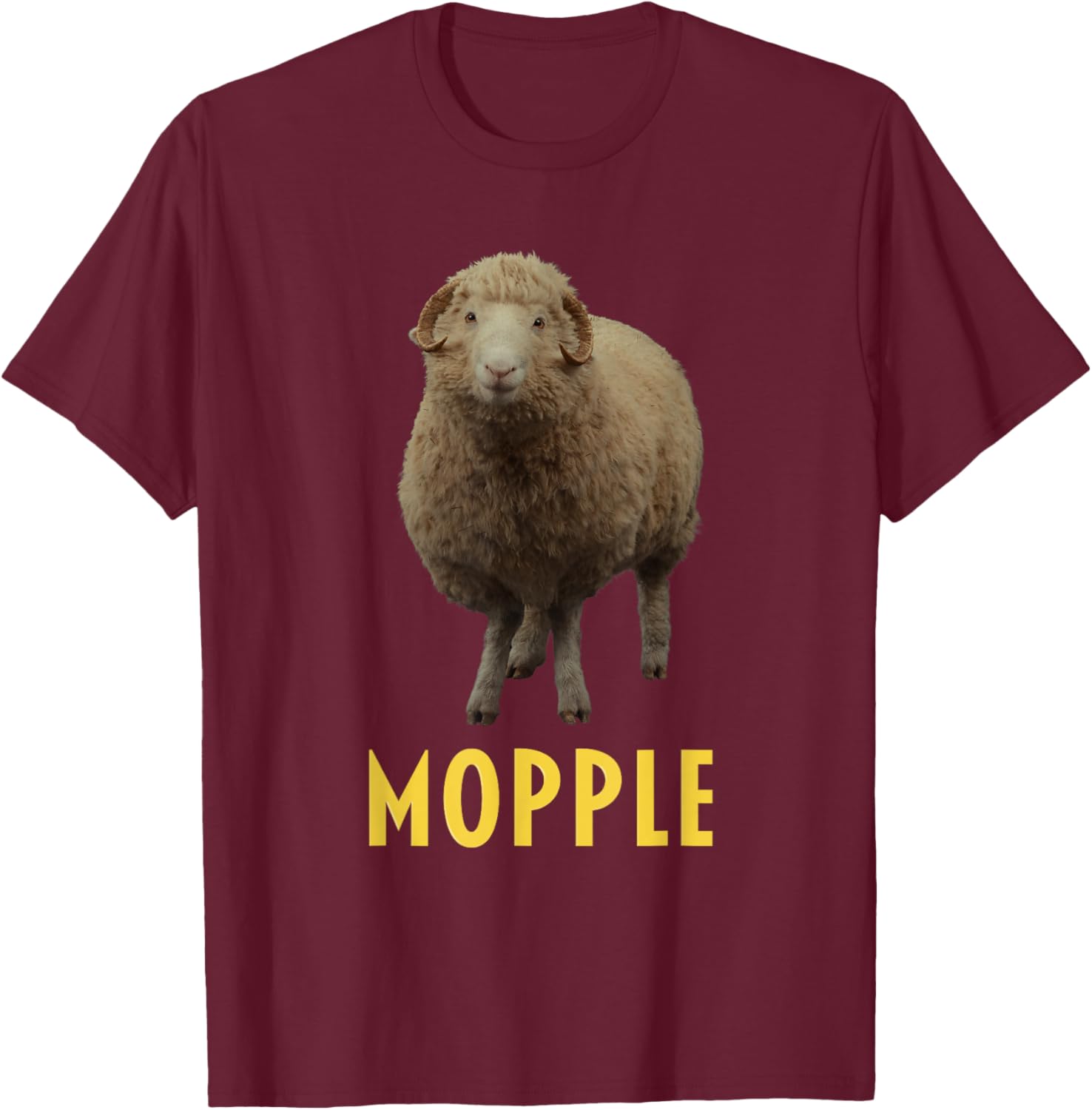 Mopple T-Shirt - T-Shirt | Maroon