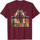 Camo Heels Prayer Warrior Faith God Christian Women T-Shirt - T-Shirt | Maroon