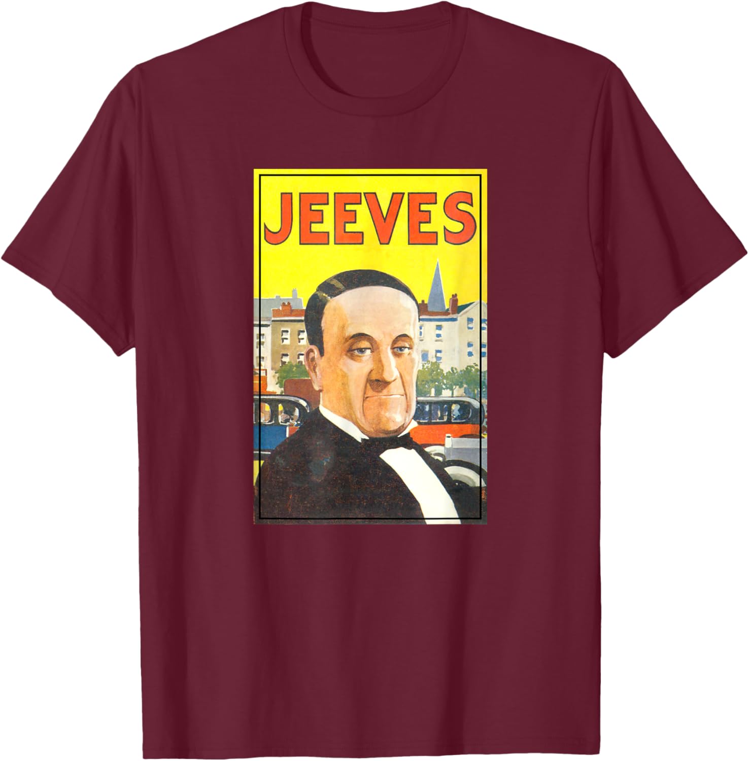 Jeeves T-Shirt - T-Shirt | Maroon