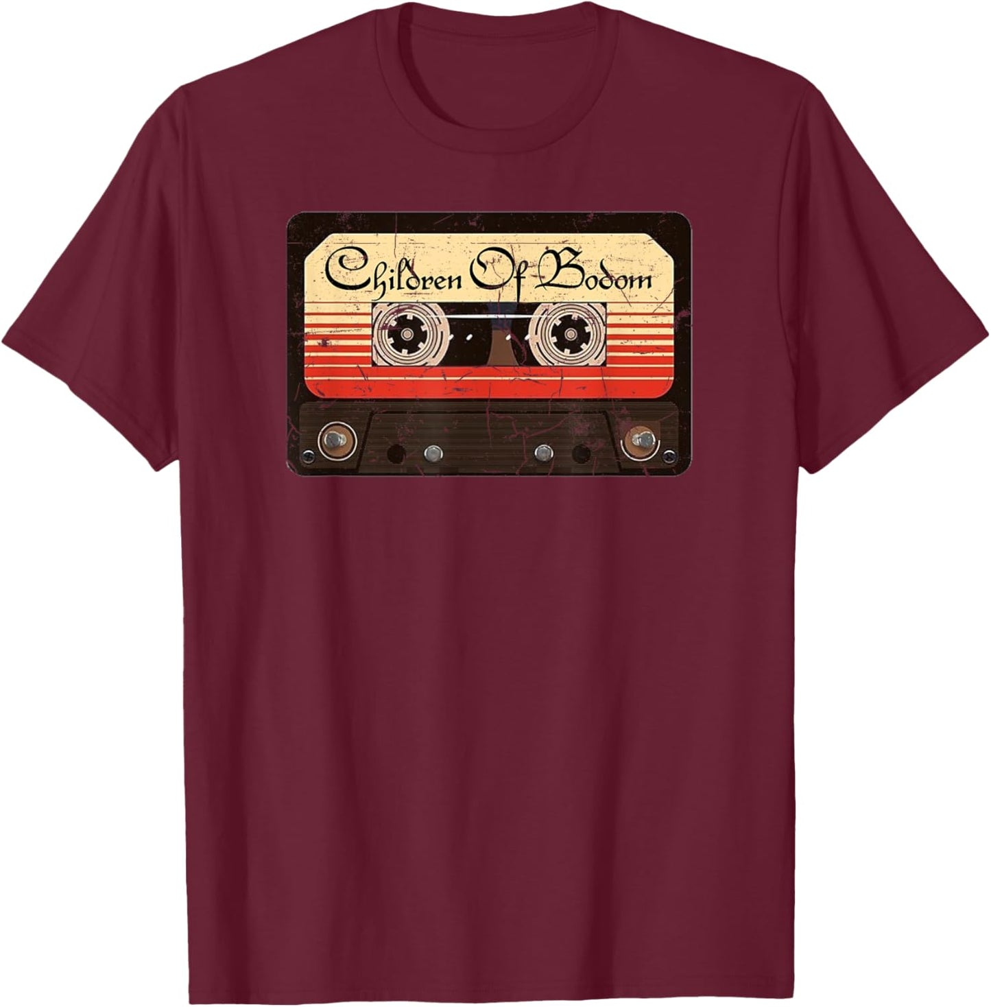 Children Of Bodom Vintage Cassette Funny Women Kids T-Shirt - T-Shirt | Maroon