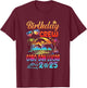 Cabo San Lucas Birthday Trip Vacation 2025 Matching Group T-Shirt - T-Shirt | Maroon