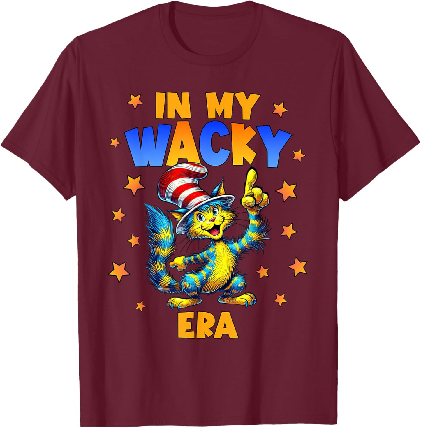 In My Wacky Era Men Women Kids T-Shirt - T-Shirt | Maroon