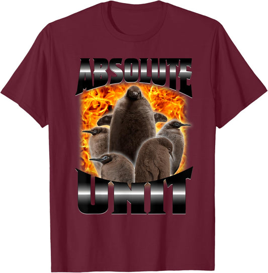 Cute Pesto Baby Penguin Funny Absolute Unit Bootleg Rap Fire T-Shirt - T-Shirt | Maroon