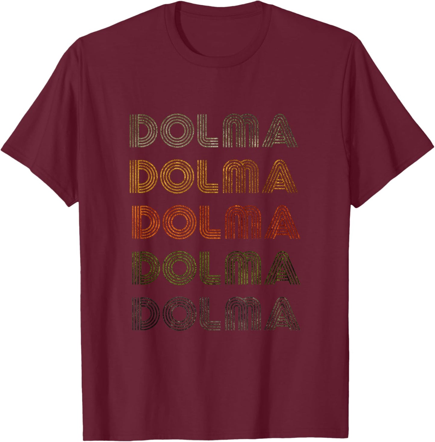Love Heart Dolma Grunge Vintage Style Black Dolma T-Shirt - T-Shirt | Maroon