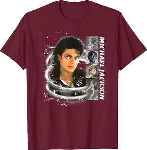 Michael Jackson 050 T-Shirt - T-Shirt | Maroon