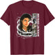 Michael Jackson 050 T-Shirt - T-Shirt | Maroon