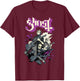 Ghost – Bats and Band T-Shirt - T-Shirt | Maroon