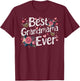 Best Grandmama Ever Grandmama Grandma Grandmama Grandmother T-Shirt - T-Shirt | Maroon