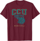 Coastal Carolina University CCU Basketball T-Shirt - T-Shirt | Maroon