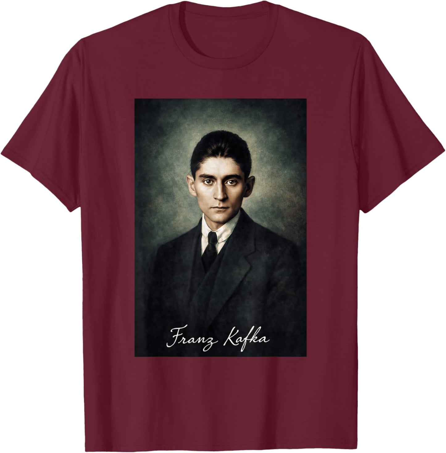 Franz Kafka Métamorphose T-Shirt - T-Shirt | Maroon