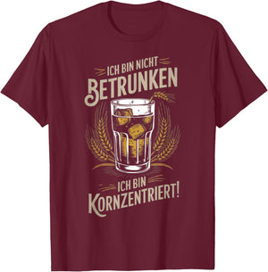 Funny Korn Cola Korn , black, S T-Shirt - T-Shirt | Maroon