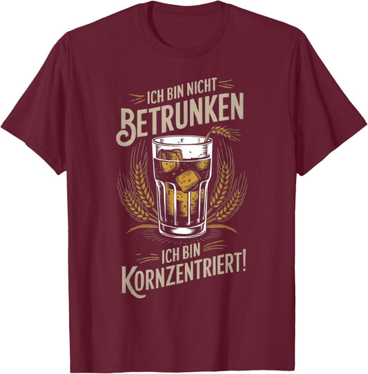 Funny Korn Cola Korn , black, S T-Shirt - T-Shirt | Maroon