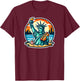 New York Hot Dogs NYC Souvenir NYC T-Shirt - T-Shirt | Maroon