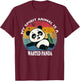 Wasted Panda is My Spirit Animal Funny Racoon Meme T-Shirt - T-Shirt | Maroon