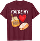 Honey BUN Valentine's Day T-Shirt - T-Shirt | Maroon