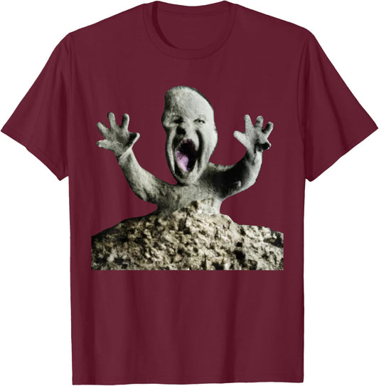 Ash Baby Meme Funny T-Shirt - T-Shirt | Maroon