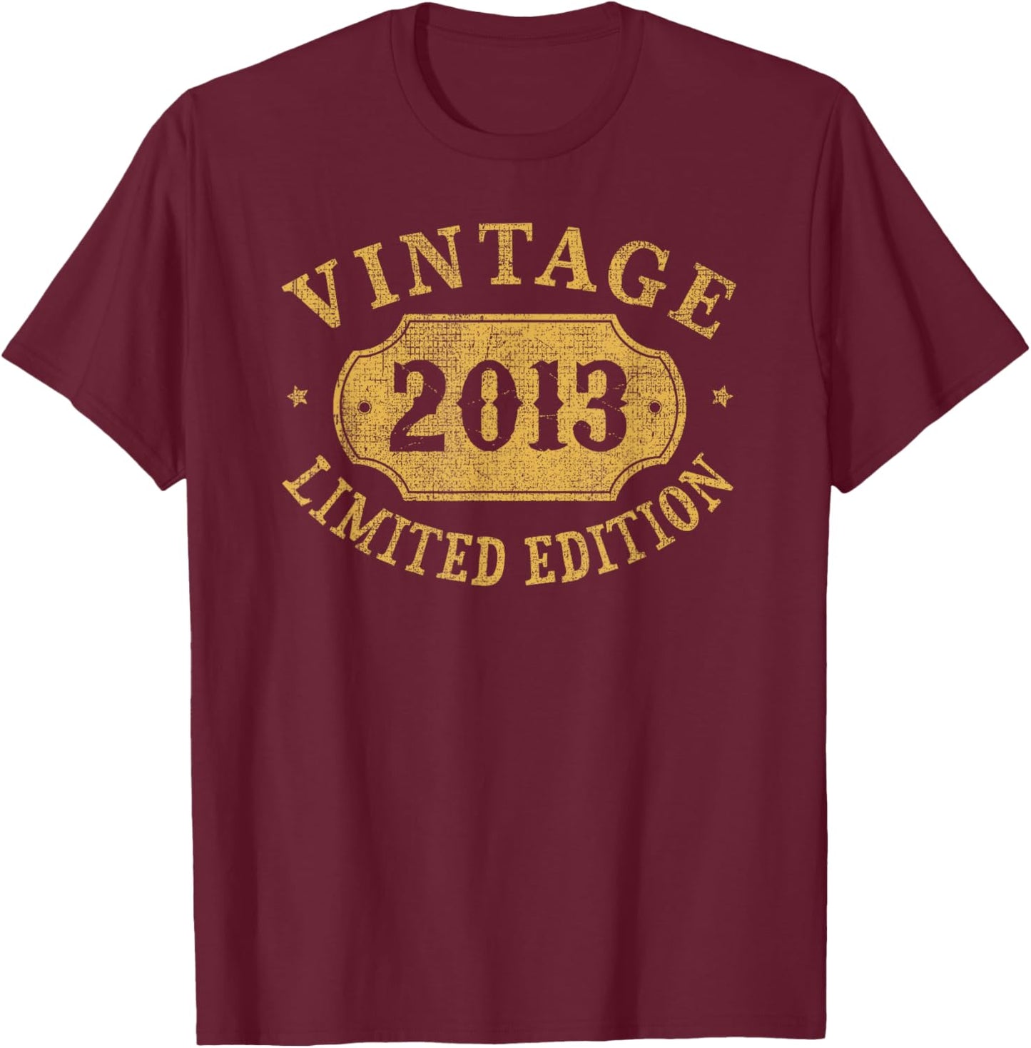13th Birthday Boy Son 13 Years Girl Funny 2013 13 Year Old T-Shirt - T-Shirt | Maroon