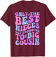 Only The Best Nieces Get Promoted To Big Cousin Cool Cousins T-Shirt - T-Shirt | Maroon