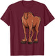 Moose Shirt Adult Kids Men Women Brown Moose Costume T-Shirt - T-Shirt | Maroon