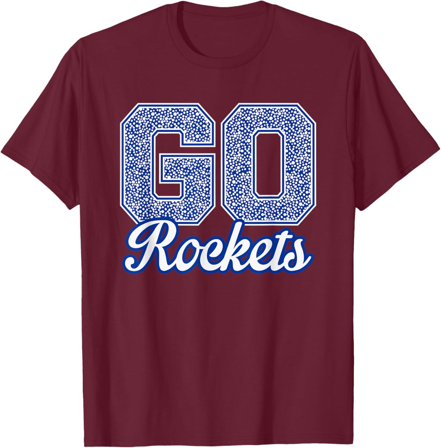 Robinson Rockets GO! School Pride T-Shirt - T-Shirt | Maroon