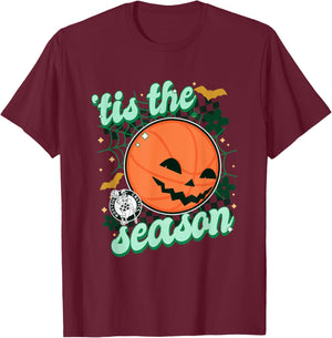 NBA Boston Celtics Halloween Spooky Season T-Shirt - T-Shirt | Maroon
