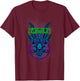 Mastodon Blue Geodemon T-Shirt - T-Shirt | Maroon