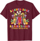 Banned Book Reader's Club Literacy And Justice For All T-Shirt - T-Shirt | Maroon