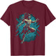 Shiva spiritual hindu god tandava dance yoga meditation T-Shirt - T-Shirt | Maroon